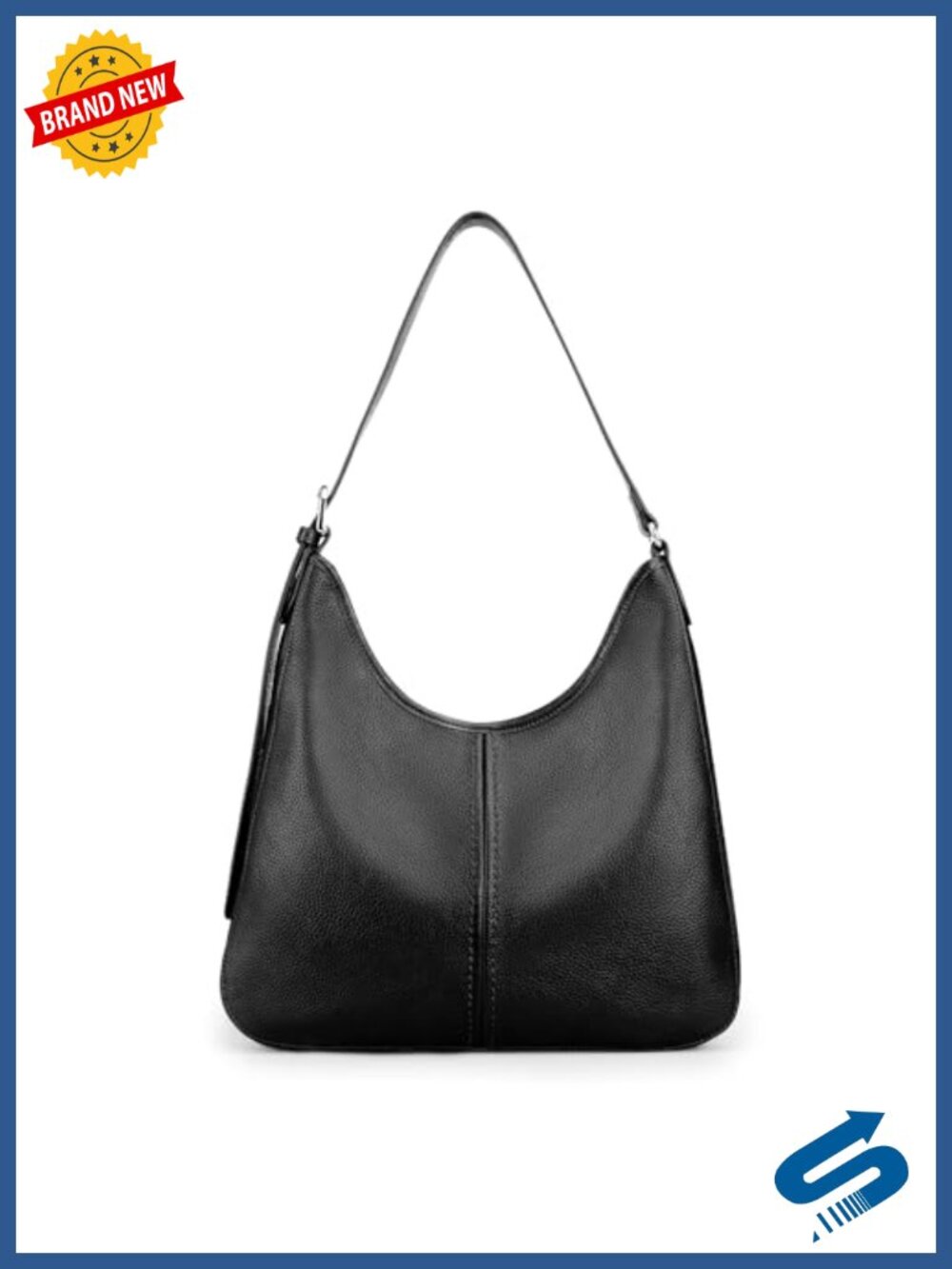 Genuine Leather Hobo Bags for Women, Top Grain Shoulder Bag Handbags Purses